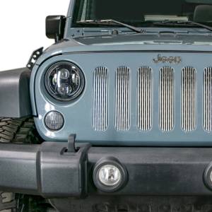DV8 Offroad Bumpers & Jeep Accessories | 1350 Offroad - DV8 Grill Inserts; 7-Pieces; Polished - D-JP-190008-POLSH - Image 4