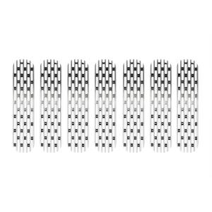 DV8 Offroad Bumpers & Jeep Accessories | 1350 Offroad - DV8 Grill Inserts; 7-Pieces; Polished - D-JP-190008-POLSH - Image 8