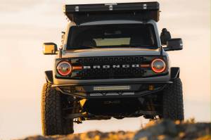 DV8 Offroad Bumpers & Jeep Accessories | 1350 Offroad - DV8 21-22 Ford Bronco Competition Series Front Bumper - FBBR-04 - Image 3