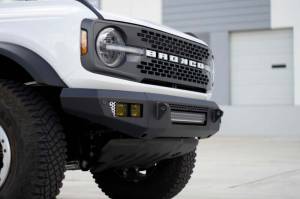 DV8 Offroad Bumpers & Jeep Accessories | 1350 Offroad - DV8 2021+ Ford Bronco Front Bumper V2 - OE Plus Series (Works without ACC Relocation) - FBBR-06 - Image 4