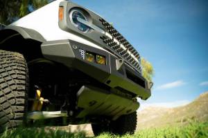DV8 Offroad Bumpers & Jeep Accessories | 1350 Offroad - DV8 2021+ Ford Bronco Front Bumper V2 - OE Plus Series (Works without ACC Relocation) - FBBR-06 - Image 9