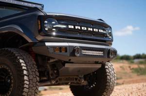 DV8 Offroad Bumpers & Jeep Accessories | 1350 Offroad - DV8 2021+ Ford Bronco Front Bumper V2 - OE Plus Series (Works without ACC Relocation) - FBBR-06 - Image 3