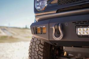 DV8 Offroad Bumpers & Jeep Accessories | 1350 Offroad - DV8 2021+ Ford Bronco Front Bumper V2 - OE Plus Series (Works without ACC Relocation) - FBBR-06 - Image 10