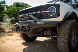 DV8 Offroad Bumpers & Jeep Accessories | 1350 Offroad - DV8 21+ Ford Bronco MTO V2 Front Bumper - FBBR-07 - Image 3