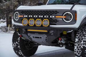 DV8 Offroad Bumpers & Jeep Accessories | 1350 Offroad - DV8 21-25 Ford Bronco Tube Serries Front Bumper - Black Powdercoat - FBBR-08 - Image 2