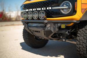 DV8 Offroad Bumpers & Jeep Accessories | 1350 Offroad - DV8 21-25 Ford Bronco Tube Serries Front Bumper - Black Powdercoat - FBBR-08 - Image 7
