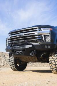 DV8 Offroad Bumpers & Jeep Accessories | 1350 Offroad - DV8 20-23 Chevrolet Silverado 2500/3500 Spec Series Front Bumper with Winch - FBCS2-03 - Image 2