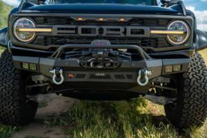 DV8 Offroad Bumpers & Jeep Accessories | 1350 Offroad - DV8 2022+ Ford Bronco Raptor Spec Series Winch Front Bumper - FBFR-01 - Image 3