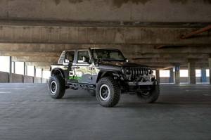 DV8 Offroad Bumpers & Jeep Accessories | 1350 Offroad - DV8 07-23 Jeep Wrangler/Gladiator JT/JK/JL FS-25 Stubby Front Bumper with Plated Bull Bar - FBJL-06 - Image 4
