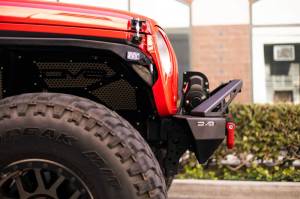 DV8 Offroad Bumpers & Jeep Accessories | 1350 Offroad - DV8 07-23 Jeep Wrangler/Gladiator JT/JK/JL FS-25 Stubby Front Bumper with Plated Bull Bar - FBJL-06 - Image 10