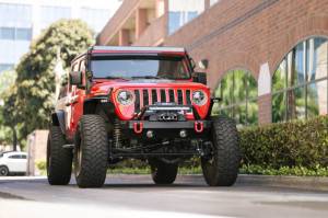 DV8 Offroad Bumpers & Jeep Accessories | 1350 Offroad - DV8 07-23 Jeep Wrangler/Gladiator JT/JK/JL FS-25 Stubby Front Bumper with Plated Bull Bar - FBJL-06 - Image 17