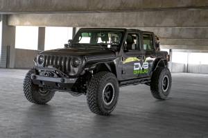 DV8 Offroad Bumpers & Jeep Accessories | 1350 Offroad - DV8 07-23 Jeep Wrangler/Gladiator JT/JK/JL FS-25 Stubby Front Bumper with Plated Bull Bar - FBJL-06 - Image 19