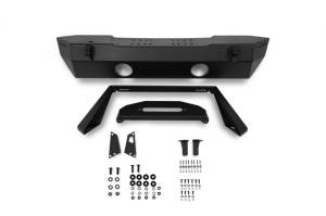 DV8 Offroad Bumpers & Jeep Accessories | 1350 Offroad - DV8 07-23 Jeep Wrangler/Gladiator JT/JK/JL FS-25 Stubby Front Bumper with Plated Bull Bar - FBJL-06 - Image 40
