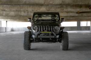 DV8 Offroad Bumpers & Jeep Accessories | 1350 Offroad - DV8 07-23 Jeep Wrangler/Gladiator JT/JK/JL FS-25 Stubby Front Bumper with Plated Bull Bar - FBJL-06 - Image 38
