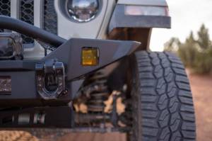 DV8 Offroad Bumpers & Jeep Accessories | 1350 Offroad - DV8 18-23 Jeep Wrangler JL / 20-23 Jeep Gladiator JT FS-7 Mid-Width Winch Front Bumper - FBJL-07 - Image 4