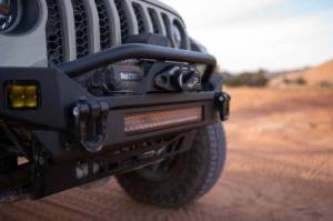 DV8 Offroad Bumpers & Jeep Accessories | 1350 Offroad - DV8 18-23 Jeep Wrangler JL / 20-23 Jeep Gladiator JT FS-7 Mid-Width Winch Front Bumper - FBJL-07 - Image 6