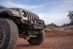 DV8 Offroad Bumpers & Jeep Accessories | 1350 Offroad - DV8 18-23 Jeep Wrangler JL / 20-23 Jeep Gladiator JT FS-7 Mid-Width Winch Front Bumper - FBJL-07 - Image 11