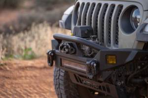 DV8 Offroad Bumpers & Jeep Accessories | 1350 Offroad - DV8 18-23 Jeep Wrangler JL / 20-23 Jeep Gladiator JT FS-7 Mid-Width Winch Front Bumper - FBJL-07 - Image 12