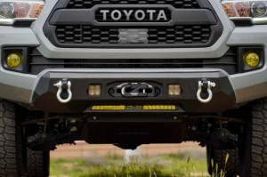DV8 Offroad Bumpers & Jeep Accessories | 1350 Offroad - DV8 16-23 Toyota Tacoma Center Mount Winch Front Bumper - FBTT1-06 - Image 3