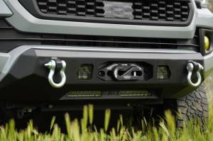 DV8 Offroad Bumpers & Jeep Accessories | 1350 Offroad - DV8 16-23 Toyota Tacoma Center Mount Winch Front Bumper - FBTT1-06 - Image 4