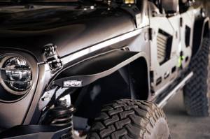 DV8 Offroad Bumpers & Jeep Accessories | 1350 Offroad - DV8 18-23 Jeep Wrangler JL Slim Fender Flares - FDJL-07 - Image 47