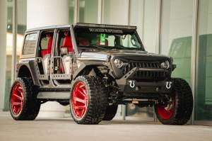 DV8 Offroad Bumpers & Jeep Accessories | 1350 Offroad - DV8 Replacement Grill; Black - GRJL-01 - Image 8
