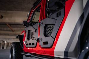 DV8 Offroad Bumpers & Jeep Accessories | 1350 Offroad - DV8 18-22 Jeep Wrangler JL/JT Spec Series Half Doors - Rear Set - HDJL-02R - Image 2