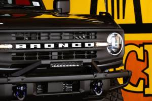 DV8 Offroad Bumpers & Jeep Accessories | 1350 Offroad - DV8 21-22 Ford Bronco Factory Modular Front Bumper Bull Bar - LBBR-04 - Image 28