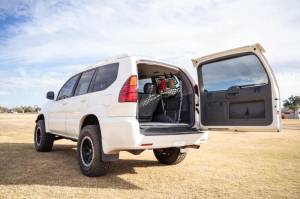 DV8 Offroad Bumpers & Jeep Accessories | 1350 Offroad - DV8 03-09 Lexus GX 470 Rear Window Molle Storage Panels - MPGX-01 - Image 3