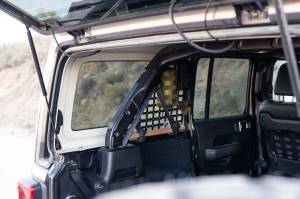 DV8 Offroad Bumpers & Jeep Accessories | 1350 Offroad - DV8 2018+ Jeep Wrangler Rear Window Molle Panels - MPJL-01 - Image 2