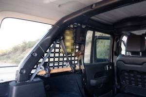 DV8 Offroad Bumpers & Jeep Accessories | 1350 Offroad - DV8 2018+ Jeep Wrangler Rear Window Molle Panels - MPJL-01 - Image 1