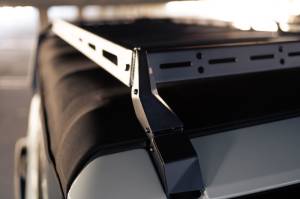 DV8 Offroad Bumpers & Jeep Accessories | 1350 Offroad - DV8 21-23 Ford Bronco Soft Top Roof Rack - RRBR-01 - Image 23