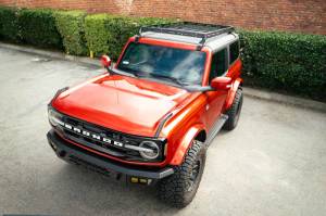 DV8 Offroad Bumpers & Jeep Accessories | 1350 Offroad - DV8 21-23 Ford Bronco 2-Door Hard Top Roof Rack - RRBR-03 - Image 6