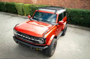 DV8 Offroad Bumpers & Jeep Accessories | 1350 Offroad - DV8 21-23 Ford Bronco 2-Door Hard Top Roof Rack - RRBR-03 - Image 26