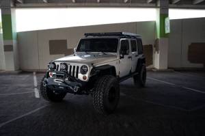DV8 Offroad Bumpers & Jeep Accessories | 1350 Offroad - DV8 07-18 Jeep Wrangler JK Full-Length Roof Rack - RRJK-03 - Image 17