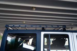 DV8 Offroad Bumpers & Jeep Accessories | 1350 Offroad - DV8 07-18 Jeep Wrangler JK Short Roof Rack - RRJK-04 - Image 3