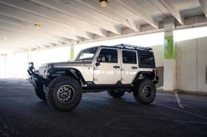 DV8 Offroad Bumpers & Jeep Accessories | 1350 Offroad - DV8 07-18 Jeep Wrangler JK Short Roof Rack - RRJK-04 - Image 11