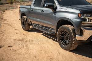 DV8 Offroad Bumpers & Jeep Accessories | 1350 Offroad - DV8 19-24 GMC Sierra 1500 Crew Cab OE Plus Side Steps - Black Steel - SRCS1-01 - Image 6