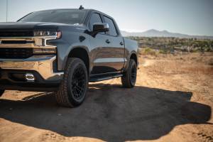 DV8 Offroad Bumpers & Jeep Accessories | 1350 Offroad - DV8 19-24 GMC Sierra 1500 Crew Cab OE Plus Side Steps - Black Steel - SRCS1-01 - Image 9