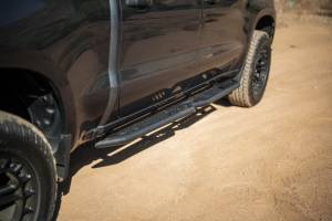 DV8 Offroad Bumpers & Jeep Accessories | 1350 Offroad - DV8 19-24 GMC Sierra 1500 Crew Cab OE Plus Side Steps - Black Steel - SRCS1-01 - Image 7