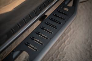 DV8 Offroad Bumpers & Jeep Accessories | 1350 Offroad - DV8 19-24 GMC Sierra 1500 Crew Cab OE Plus Side Steps - Black Steel - SRCS1-01 - Image 11