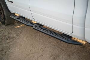 DV8 Offroad Bumpers & Jeep Accessories | 1350 Offroad - DV8 19-25 RAM 1500 Crew Cab OE Plus Side Steps - Black Steel - SRDR1-01 - Image 13