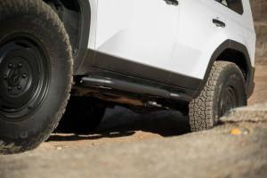 DV8 Offroad Bumpers & Jeep Accessories | 1350 Offroad - DV8 24-25 Toyota Land Cruiser OE Plus Side Steps - Black Steel - SRTL4-01 - Image 2
