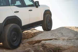 DV8 Offroad Bumpers & Jeep Accessories | 1350 Offroad - DV8 24-25 Toyota Land Cruiser OE Plus Side Steps - Black Steel - SRTL4-01 - Image 4