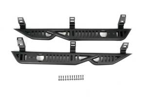 DV8 Offroad Bumpers & Jeep Accessories | 1350 Offroad - DV8 24-25 Toyota Land Cruiser OE Plus Side Steps - Black Steel - SRTL4-01 - Image 7