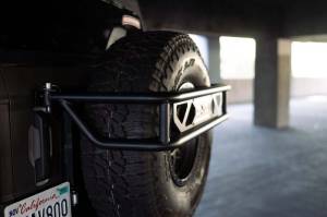 DV8 Offroad Bumpers & Jeep Accessories | 1350 Offroad - DV8 21-23 Ford Bronco Spare Tire Guard & Accessory Mount - TCBR-01 - Image 13