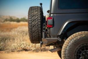 DV8 Offroad Bumpers & Jeep Accessories | 1350 Offroad - DV8 18-23 Jeep Wrangler JL MTO Series Bumper Spare Tire Swing Gate - TCJL-13 - Image 17