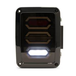 DV8 Offroad Bumpers & Jeep Accessories | 1350 Offroad - DV8 LED Tail Light; Hexagon Light - TLJK-02 - Image 2