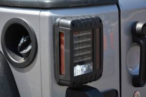 DV8 Offroad Bumpers & Jeep Accessories | 1350 Offroad - DV8 LED Tail Light; Hexagon Light - TLJK-02 - Image 3
