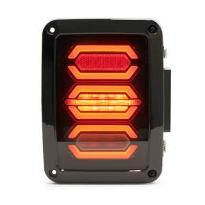 DV8 Offroad Bumpers & Jeep Accessories | 1350 Offroad - DV8 LED Tail Light; Hexagon Light - TLJK-02 - Image 7